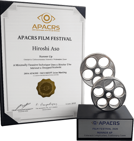 APACRS Filmfestival RunnerUp受賞